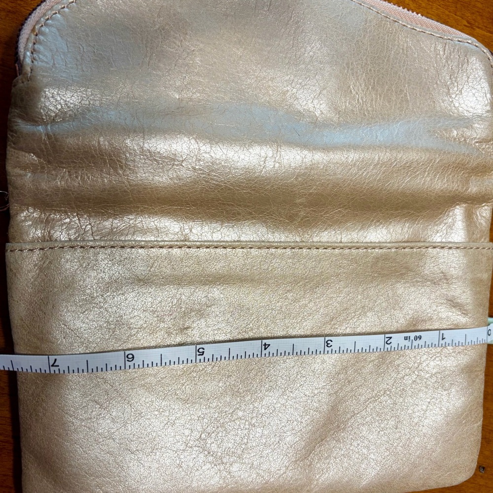 HOBO Crossbody with Rose Gold Metallic Chain Accent - Picture 6 of 8
